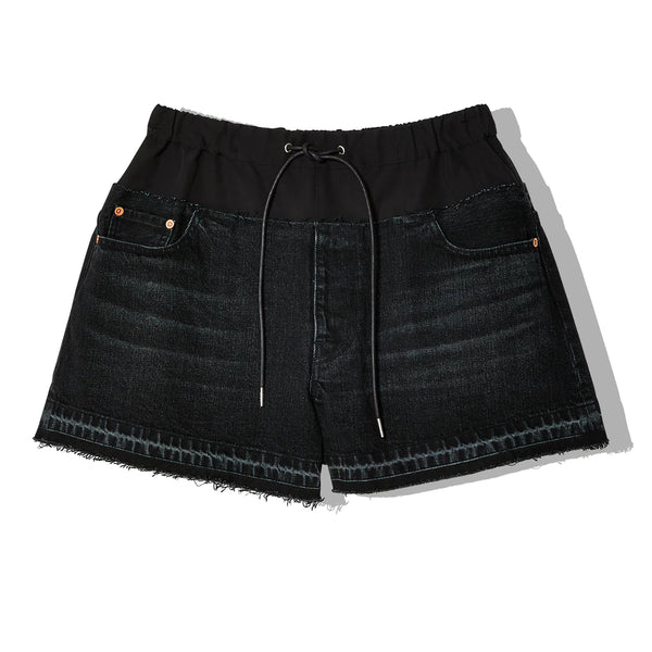 Sacai - Women's Denim Shorts - (001 Black)