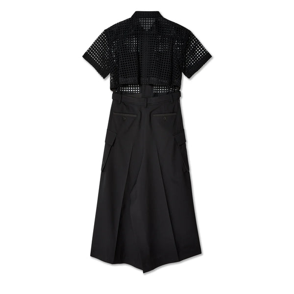 sacai - Women's Embroidery Lace Dress - (1 Black)