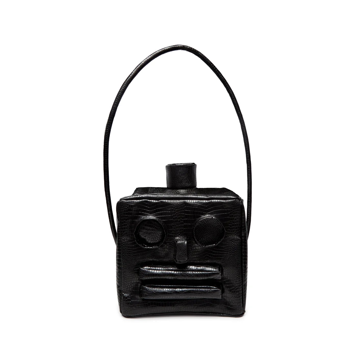 DOUBLET - Men's Large Robot Head Bag - (Black) | Dover Street 