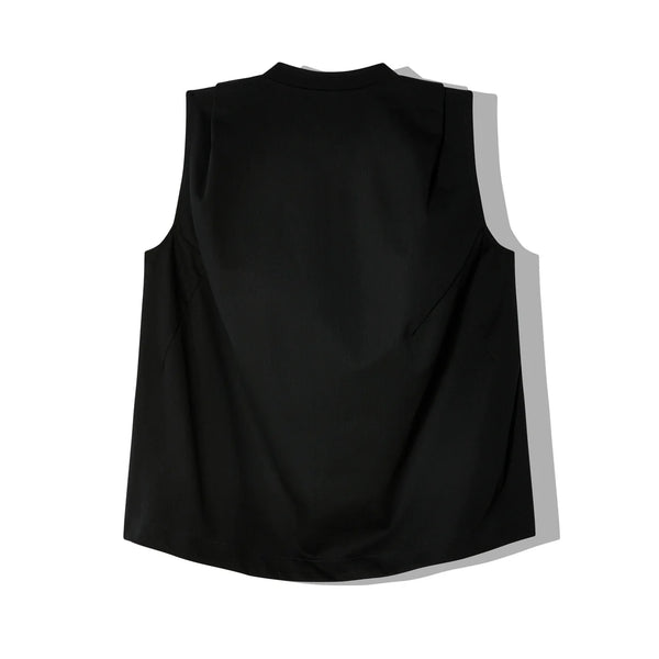 Sacai - Women's Cotton Jersey Tank Top- (1 Black)