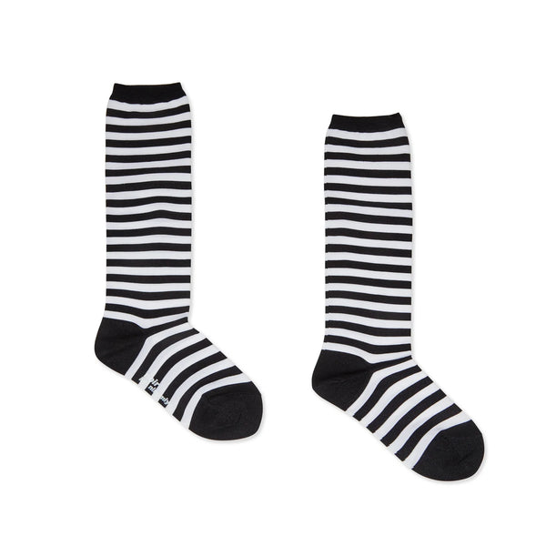 Noir Kei Ninomiya - Women's Long Socks - (1 Black X White)
