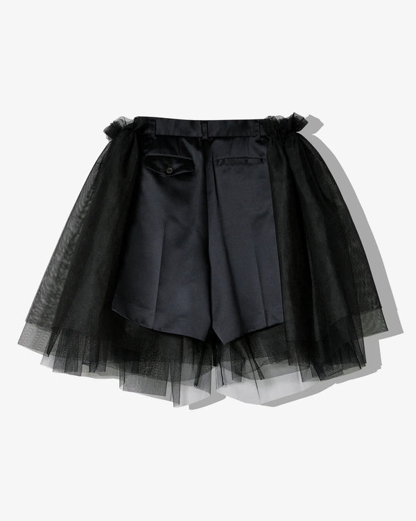 Noir Kei Ninomiya - Women's Tulle Short - (1 Black)