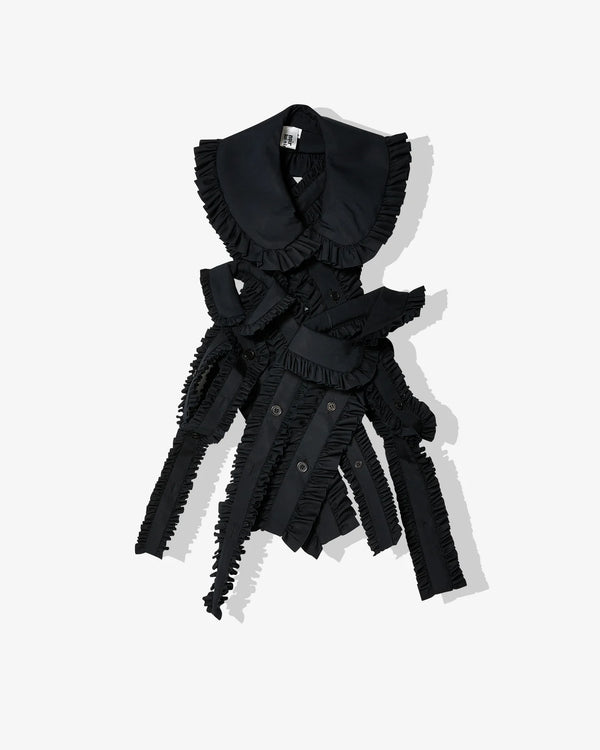 Noir Kei Ninomiya - Women's Peterpan Frill Collar Vest - (1 Black)