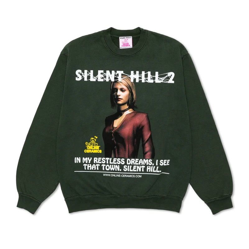 Online Ceramics: Silent Hill 2 LS Tee (Green) | DSMS E-SHOP