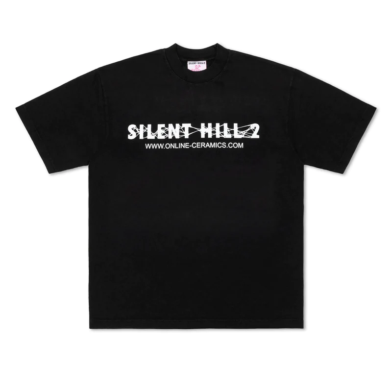 ONLINE CERAMICS - Silent Hill 2 Logo Tee - (Black)