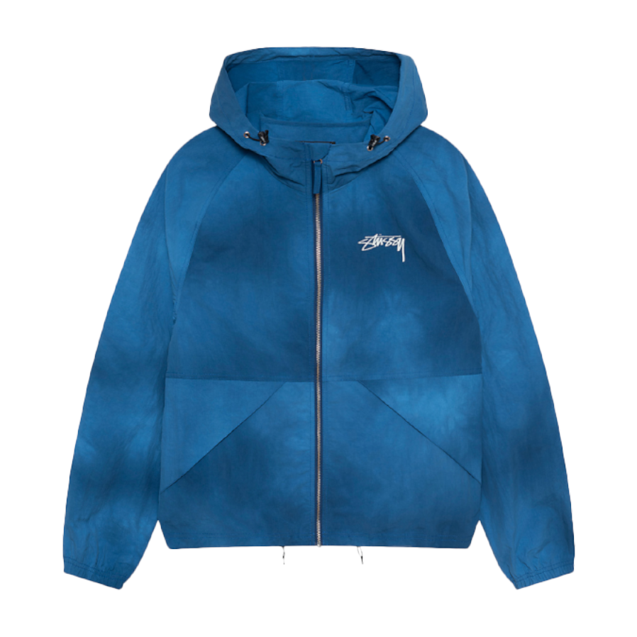 STÜSSY - Wave Dye Beach Shell Jacket - (Cobalt)