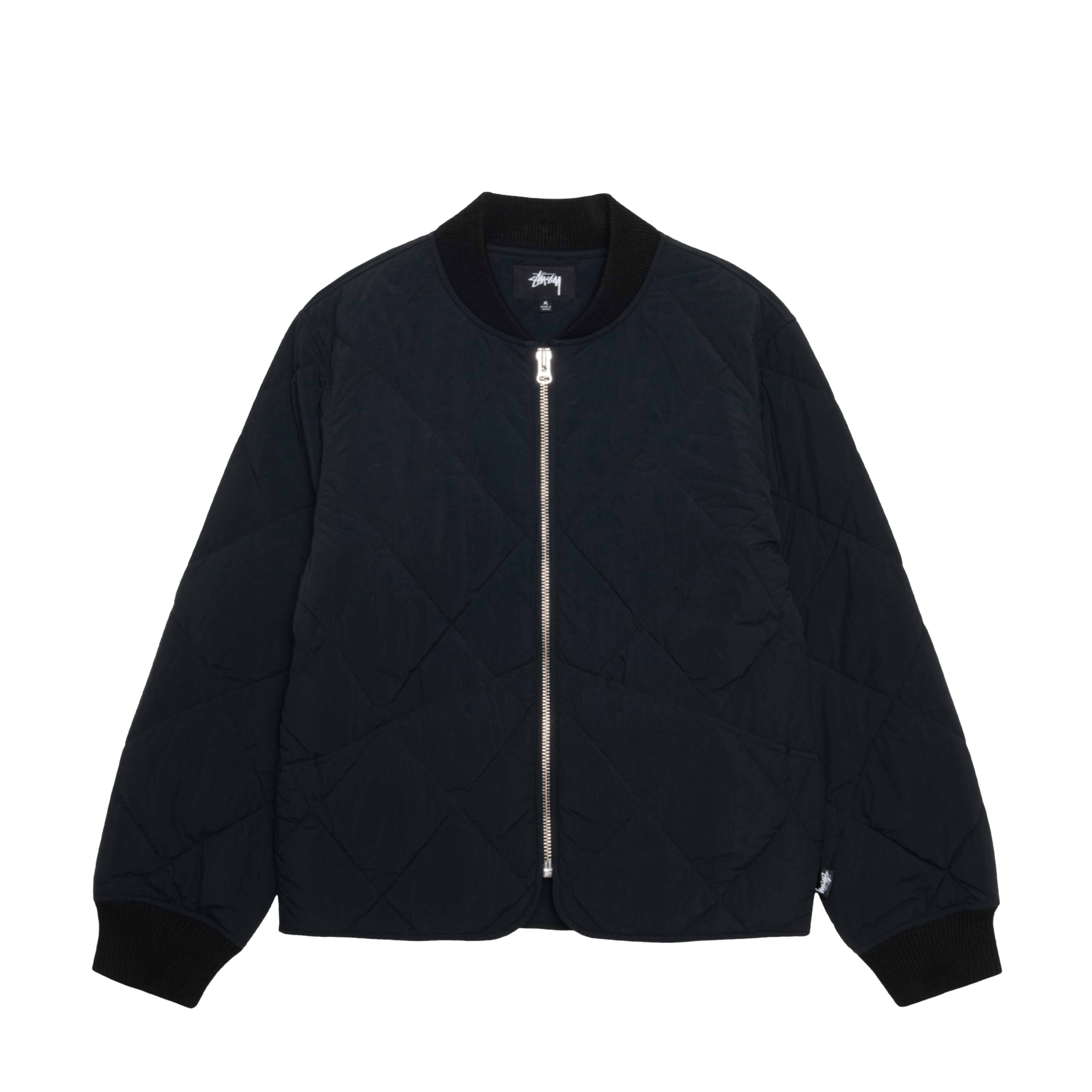 STÜSSY - 8 Ball Quilted Liner Jacket - (Black) – DSMS E-SHOP