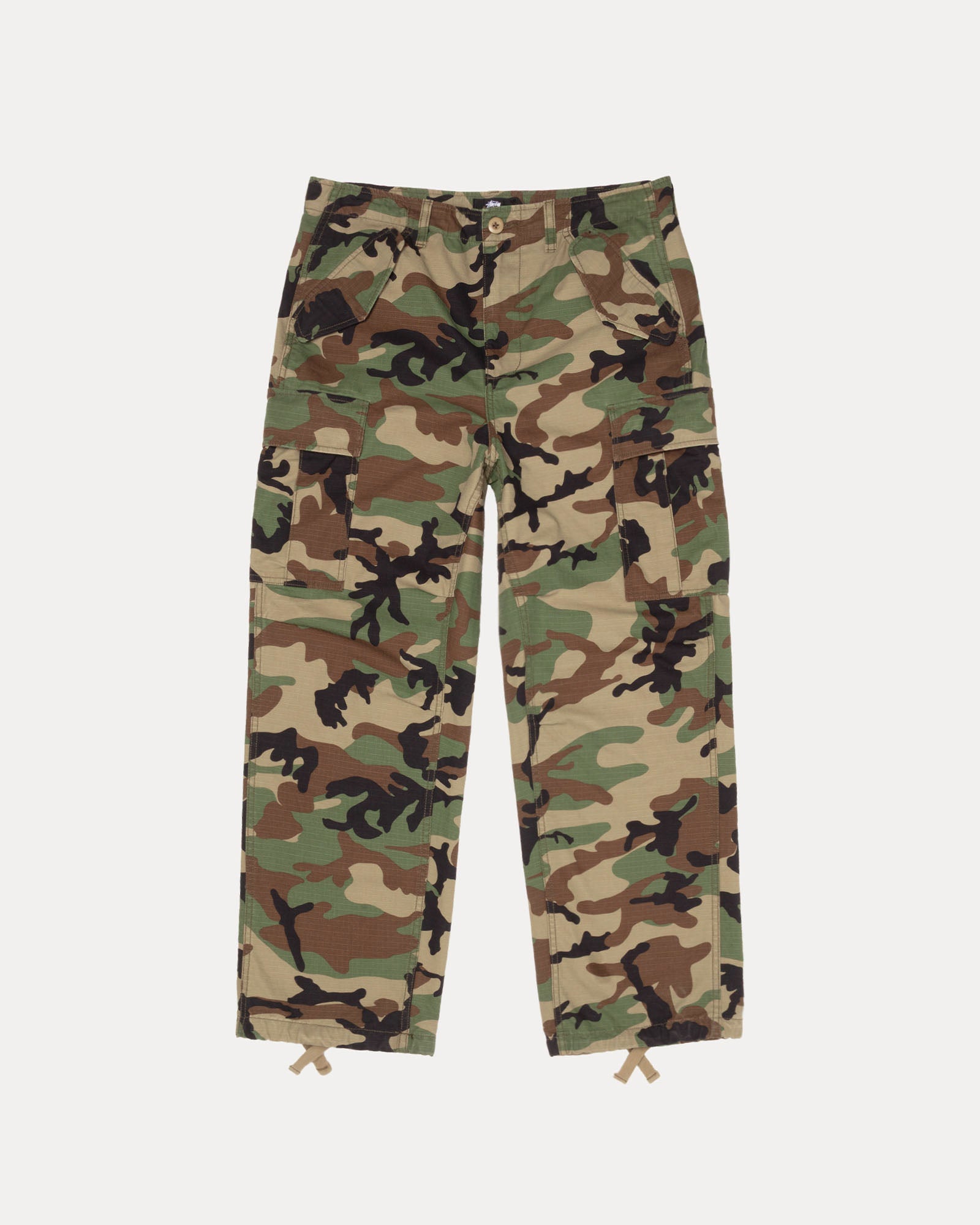 Stüssy : Men's Cargo Pant (Woodland Camo) | DSMS E-SHOP