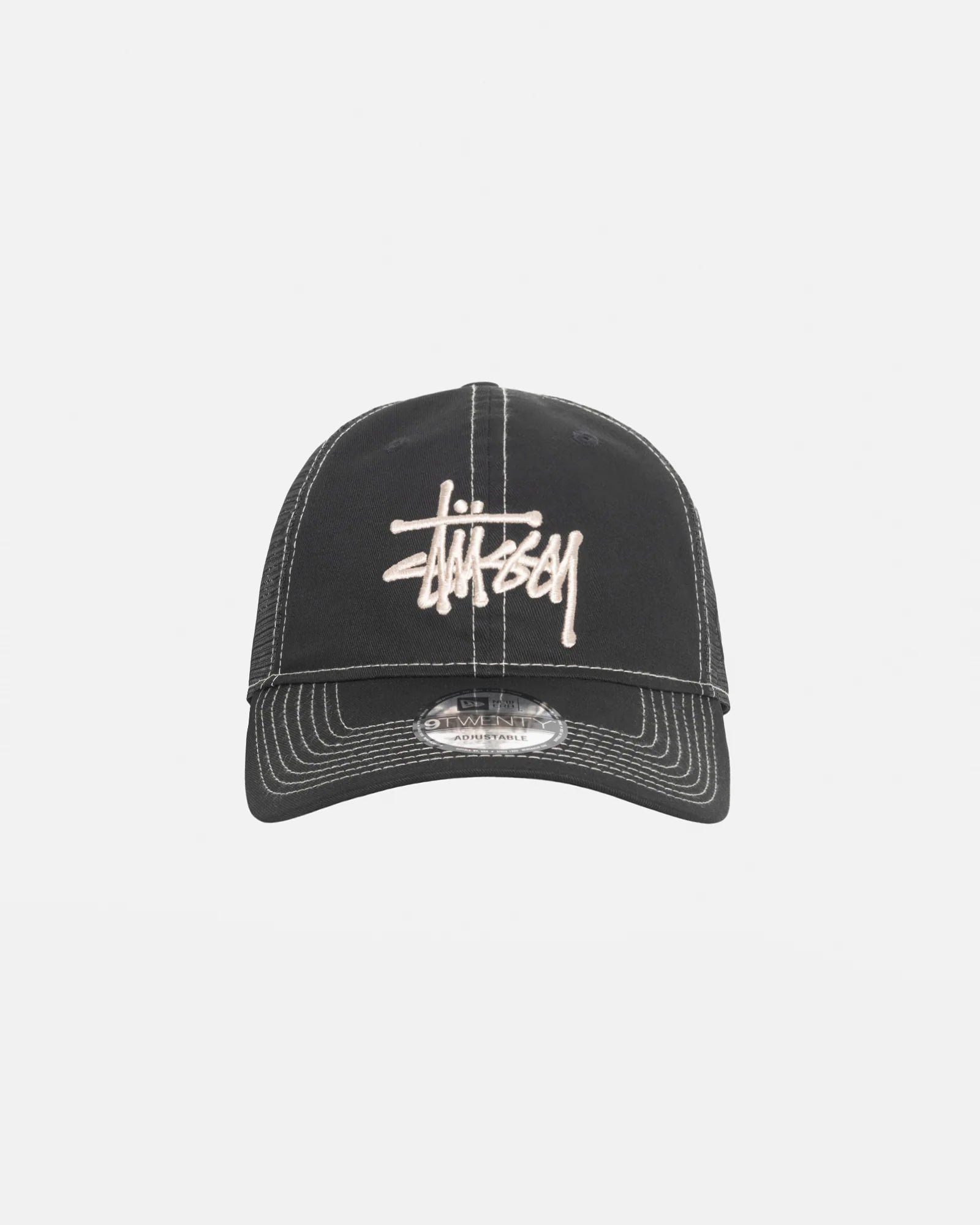 Stussy: Men's Basic Trucker 9Twenty Cap (Black) | DSMS E-SHOP Stussy: Men's Basic Trucker 9Twenty Cap (Black) | DSMS E-SHOP
