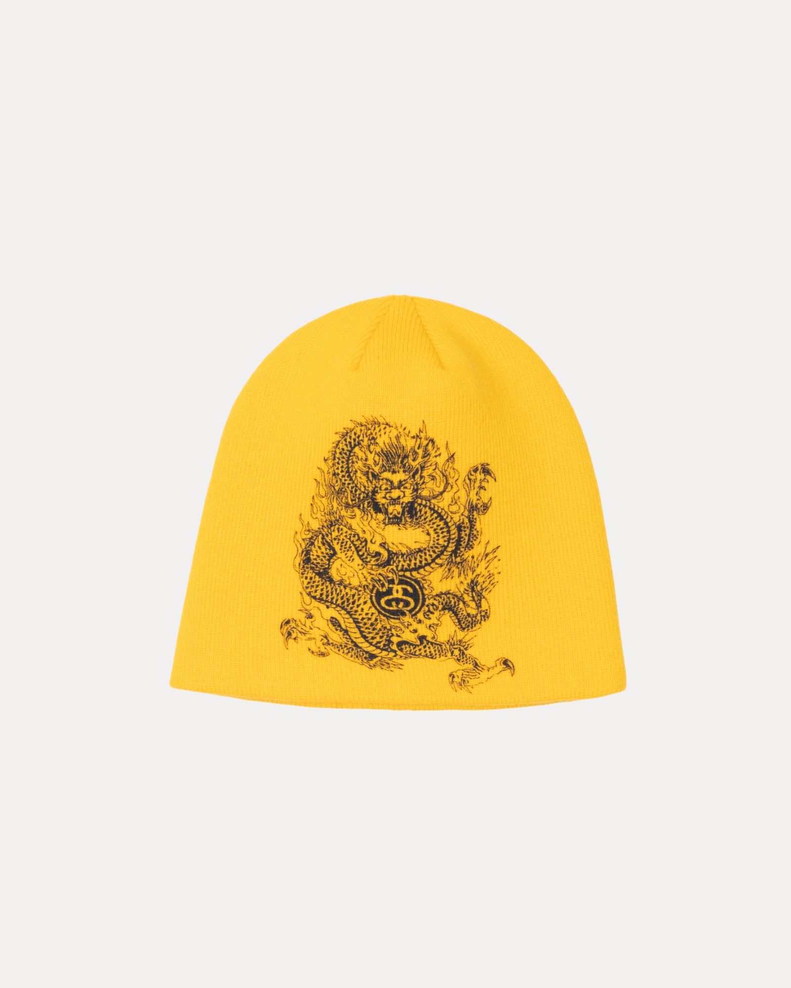 Stüssy : Men's Skullcap Dragon Print (Yellow) | DSMS E-SHOP