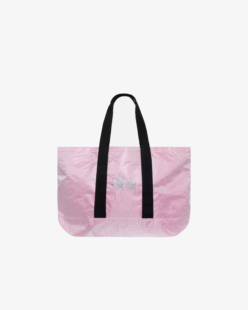 Stüssy: Men's Ripstop Overlay XL Tote Bag (Hot Pink) | DSMS E-SHOP
