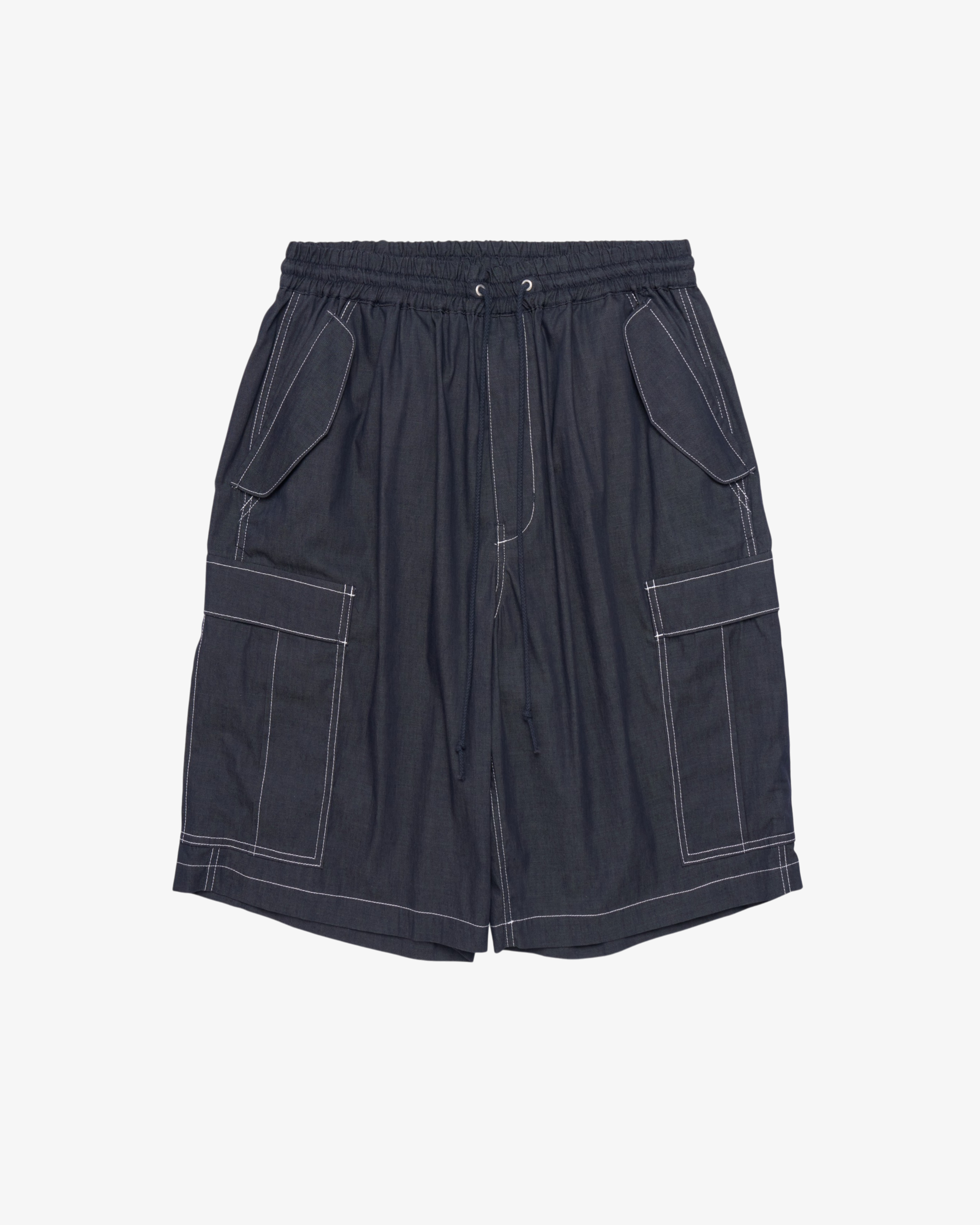 パンツ 2017ss JUNYA WATANABE demim shorts BLK Junya Watanabe Man : Men's Denim Shorts (Navy) | DSMS E-SHOP