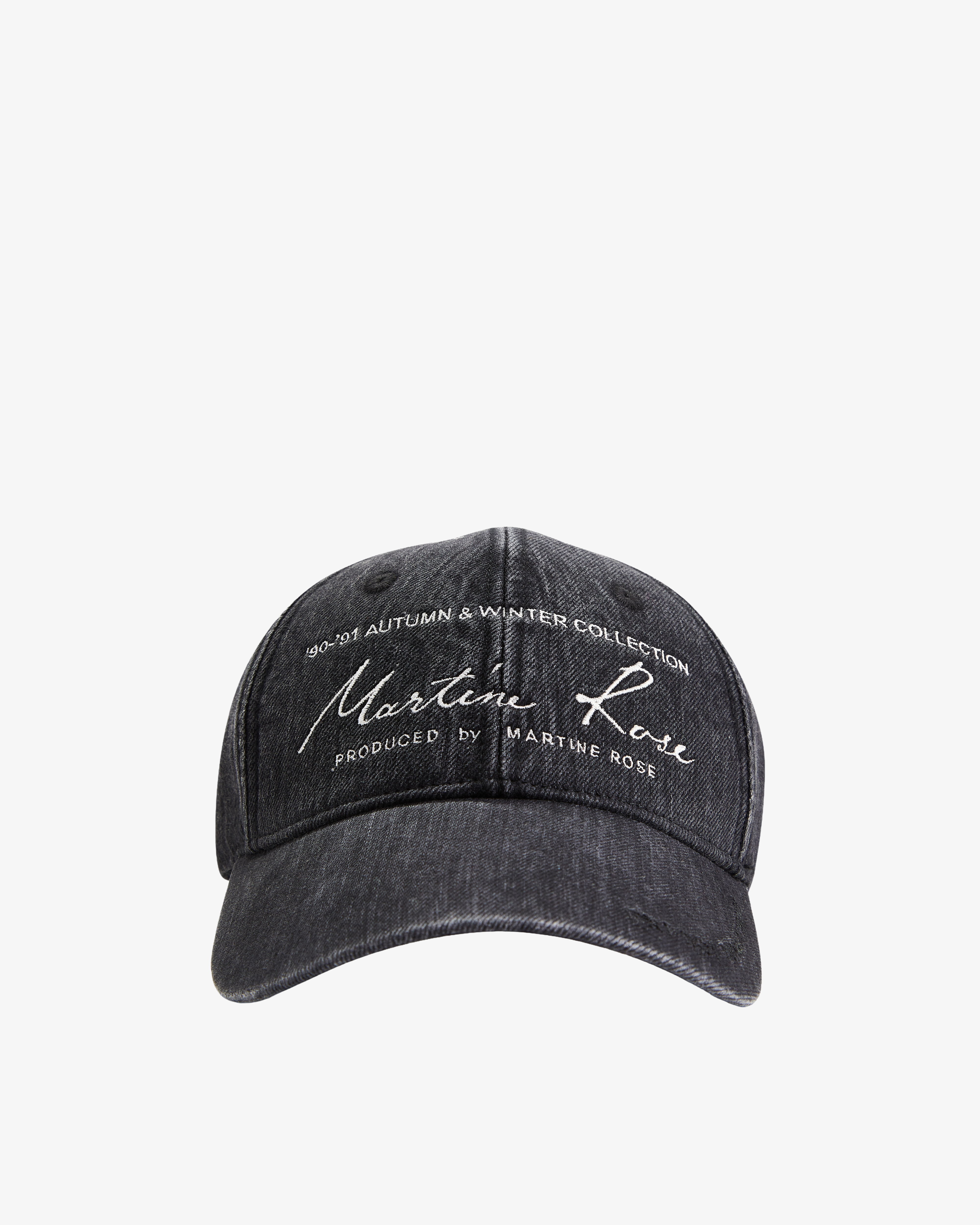 Martine Rose: Men's Signature Cap (Black) | DSMS E-SHOP