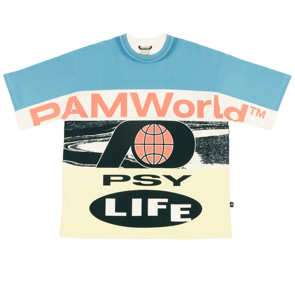 P.A.M - Men's PSY LYF Flag Oversized Tee - (Multi)