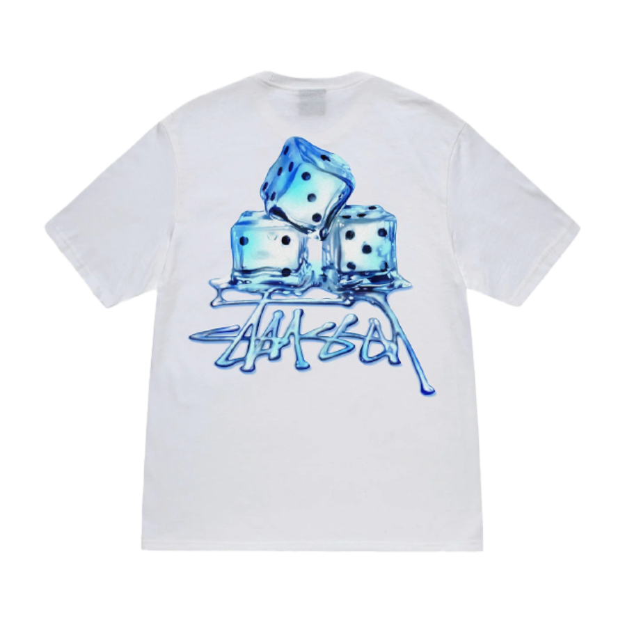 STÜSSY - Melted Tee - (White)|Dover Street Market E-Shop – DSMS E-SHOP