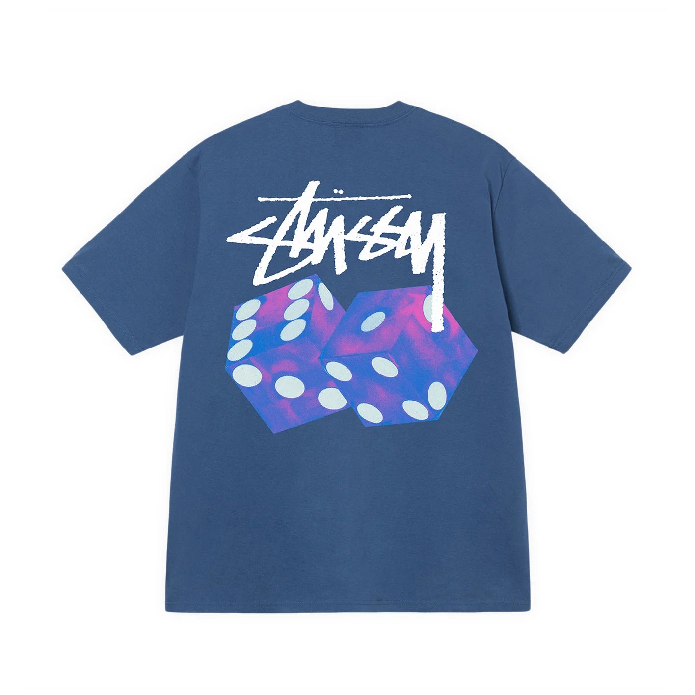 STÜSSY - Diced Out Tee - (Navy) | Dover Street Market E-Shop