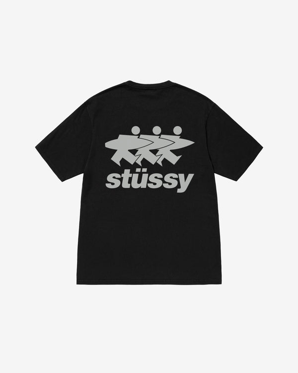 Stussy - Men's Surfwalk Pig. Dyed Tee - (Black)