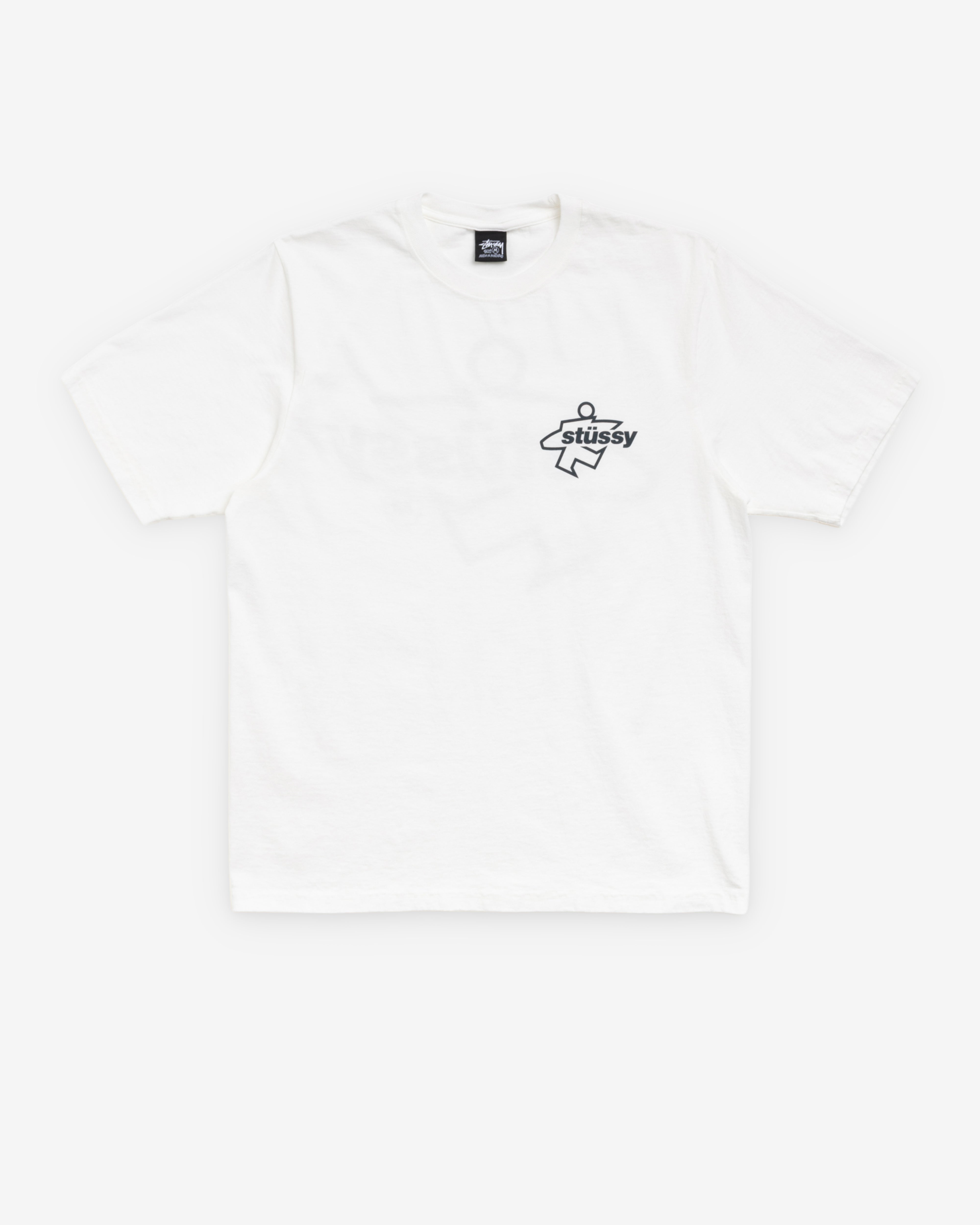 Stüssy: Men's Surf Size Pikgment Dyed Tee (Natural) | DSMS E-SHOP