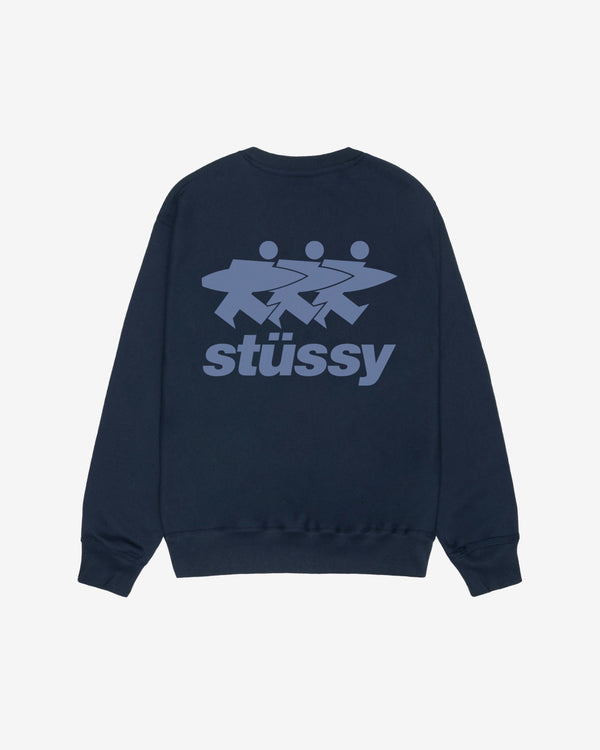 Stussy - Men's Surfwalk Crew - (Navy)