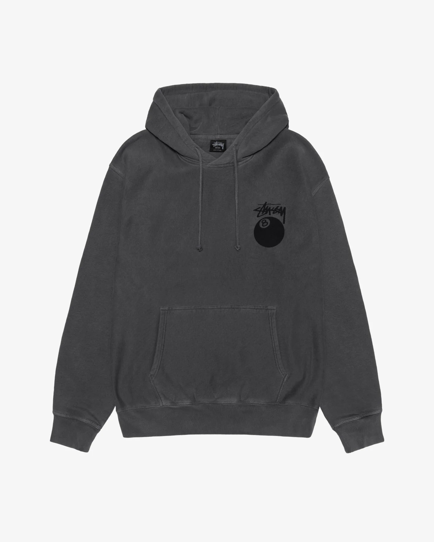 Stussy - Men's 8 Ball Pig. Dyed Hood - (Black)