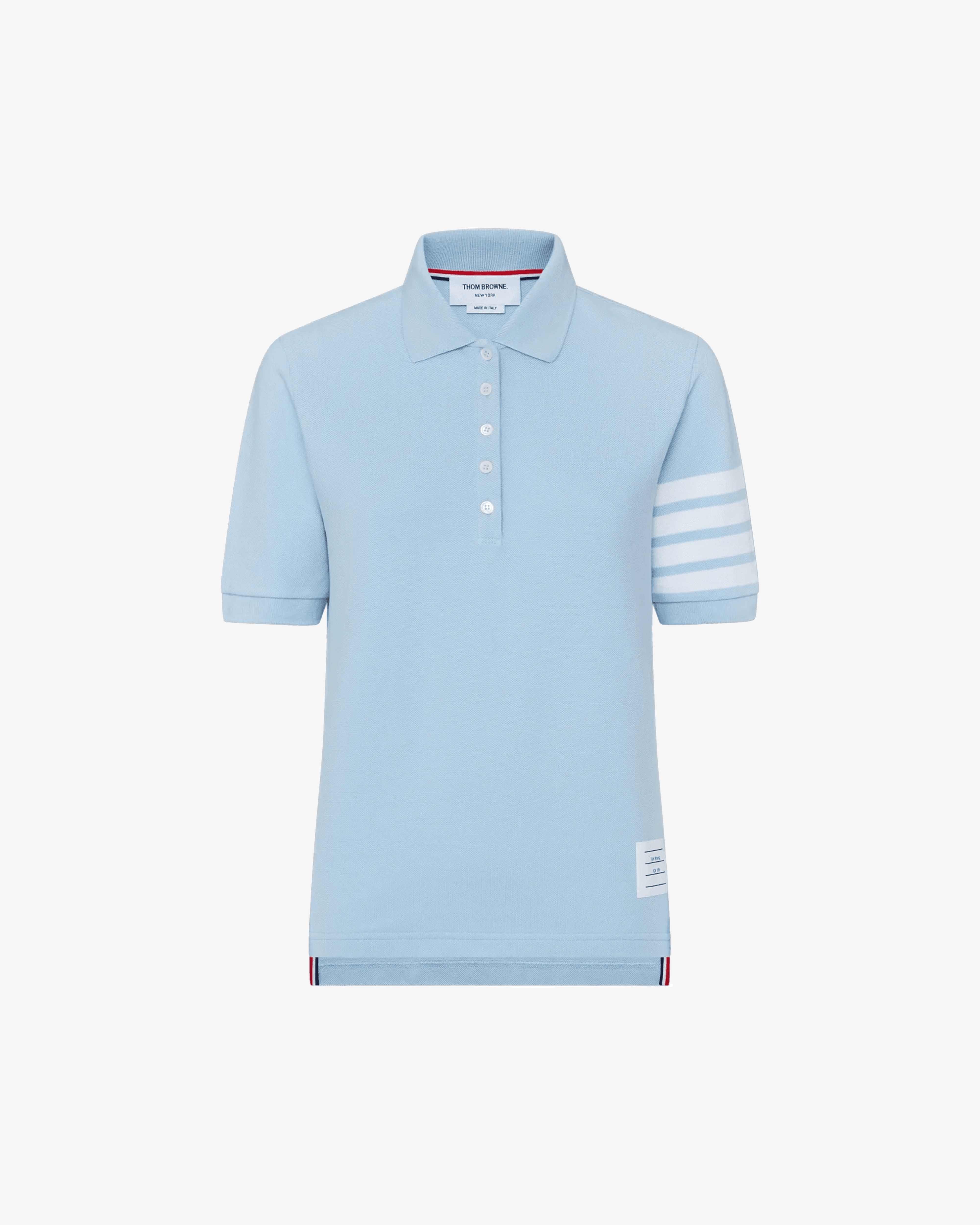 Thom Browne: Men's Oxford Short Sleeve Shirt (Light Blue 480