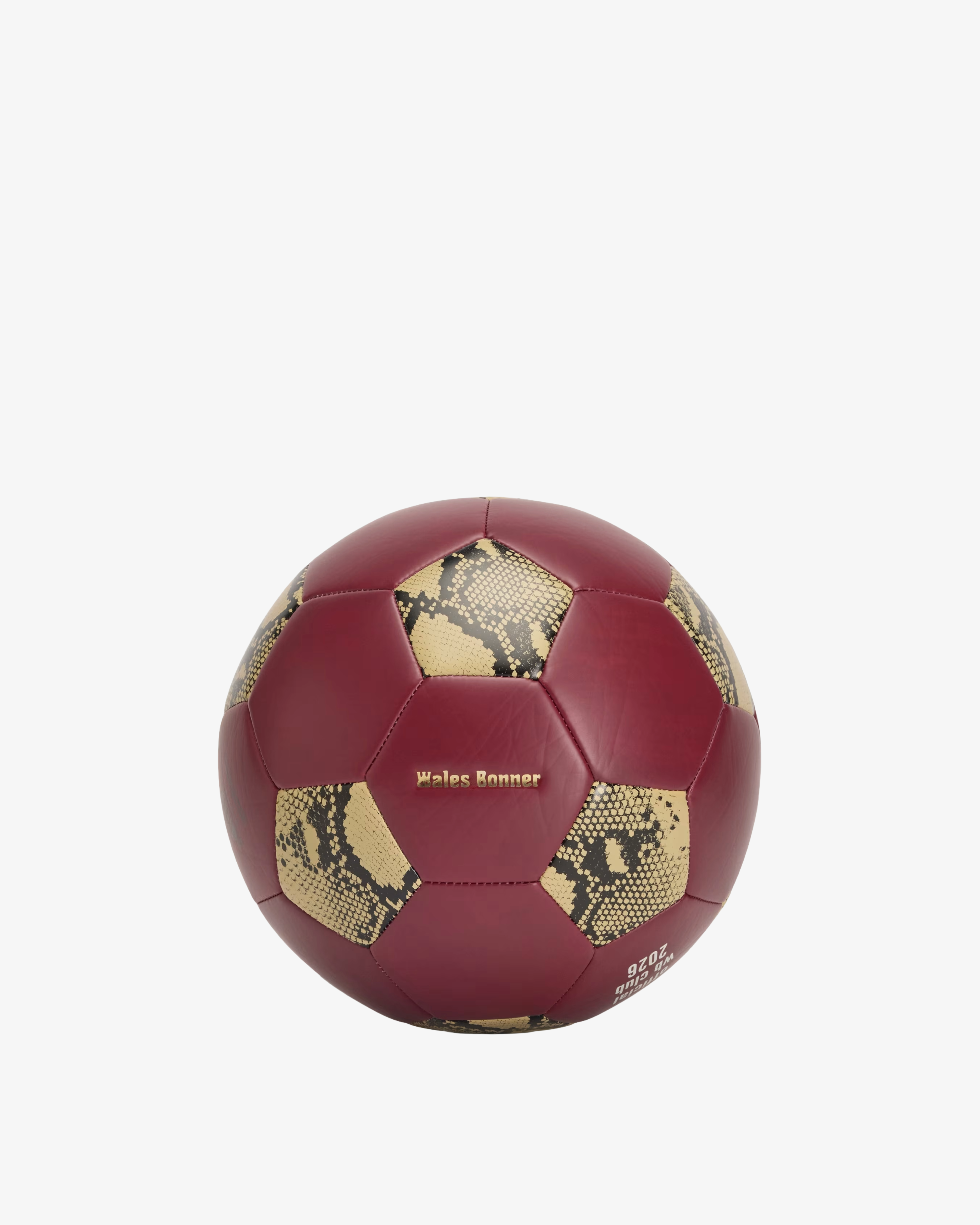 Adidas: Men's Wales Bonner Soccer Ball (Burgundy) | DSMS E-SHOP
