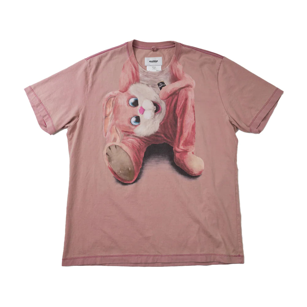 DOUBLET: Stuffed Rabbit During Break T-Shirt (Pink) | DSMS E-SHOP