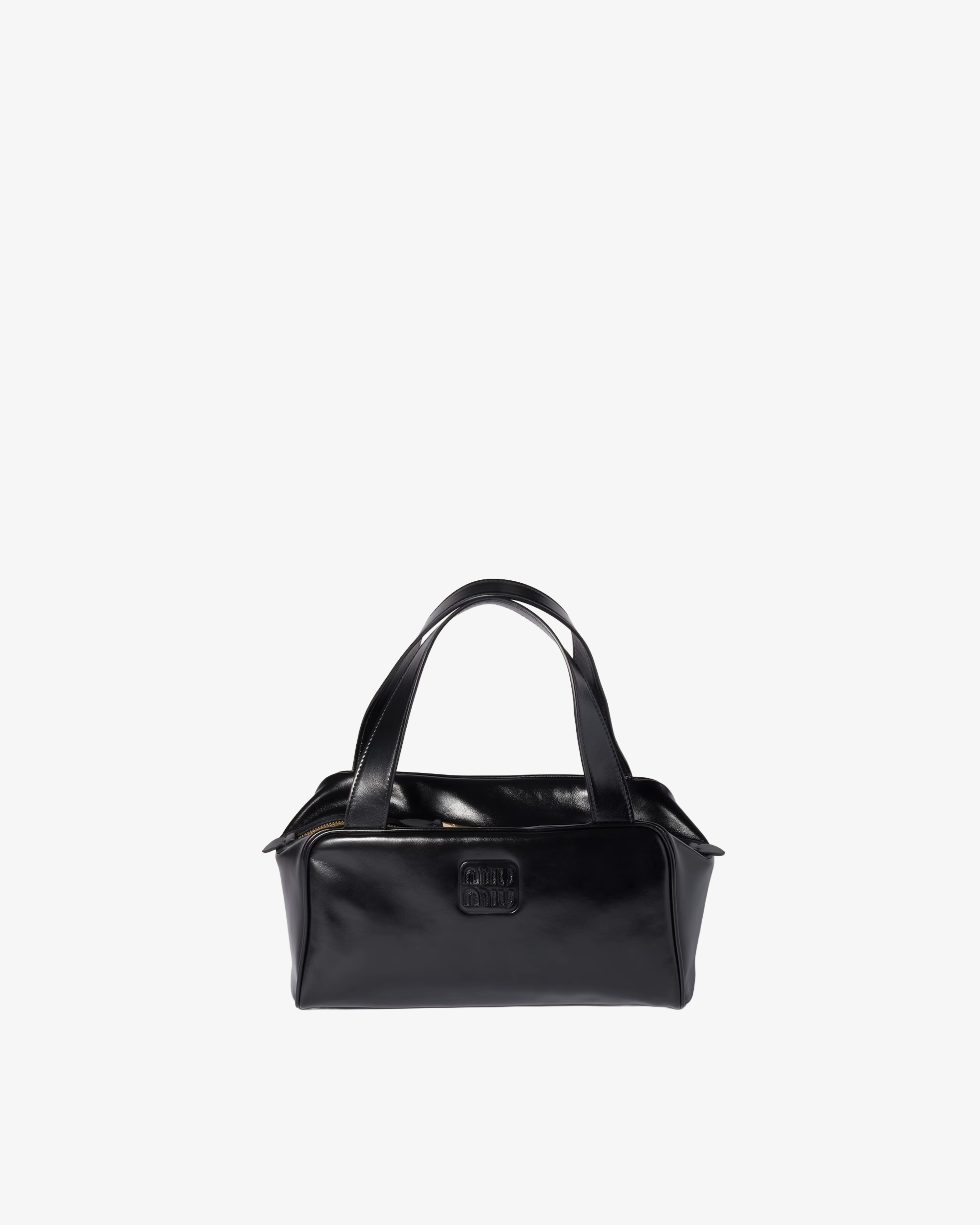 MIU MIU: Women's Softy Lux Handbag (Black) | DSMS E-SHOP