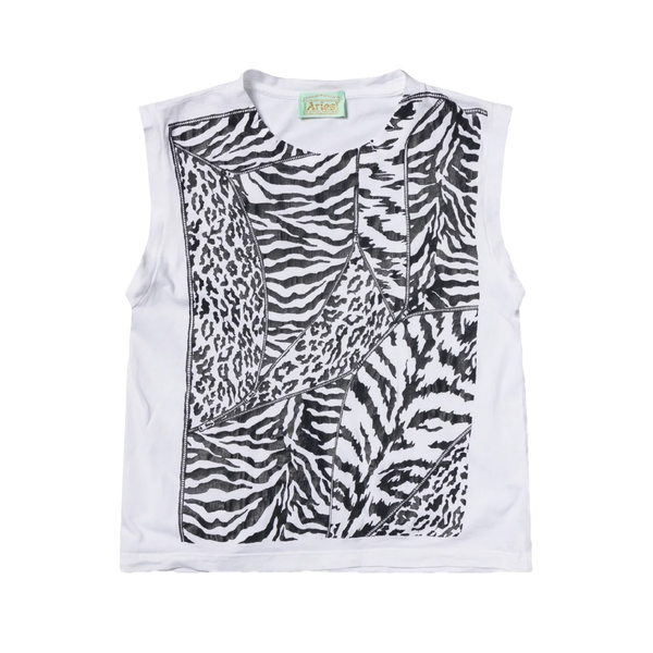 ARIES - Animal Screen Vest - (White)