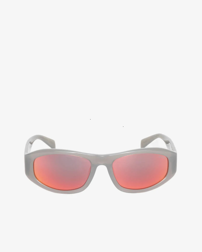 Stüssy: Landon Sunglasses (Grey/Silver Flare) | DSMS E-SHOP