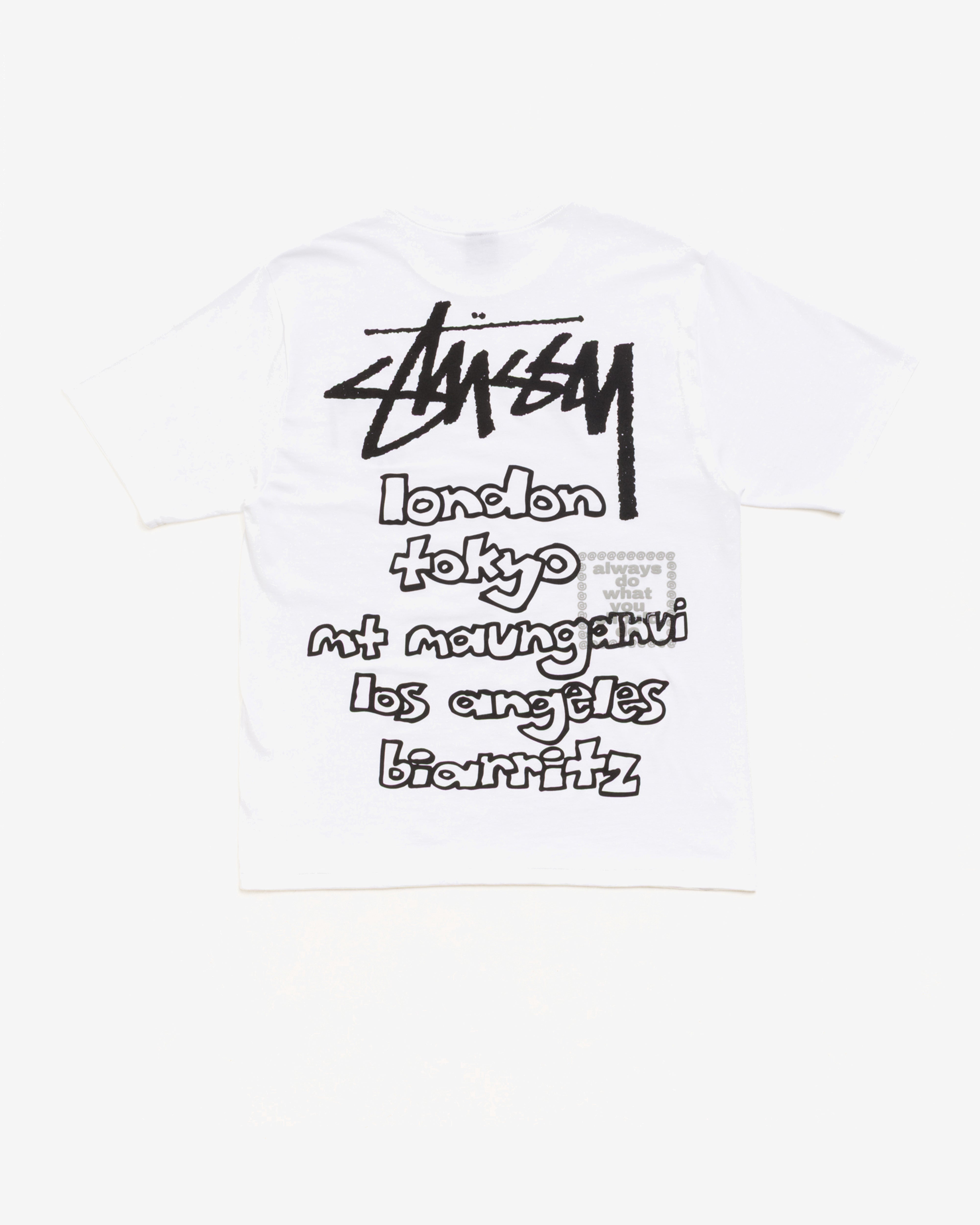 Stüssy: Men's Always Do What You Should Do World Tour Tee (White