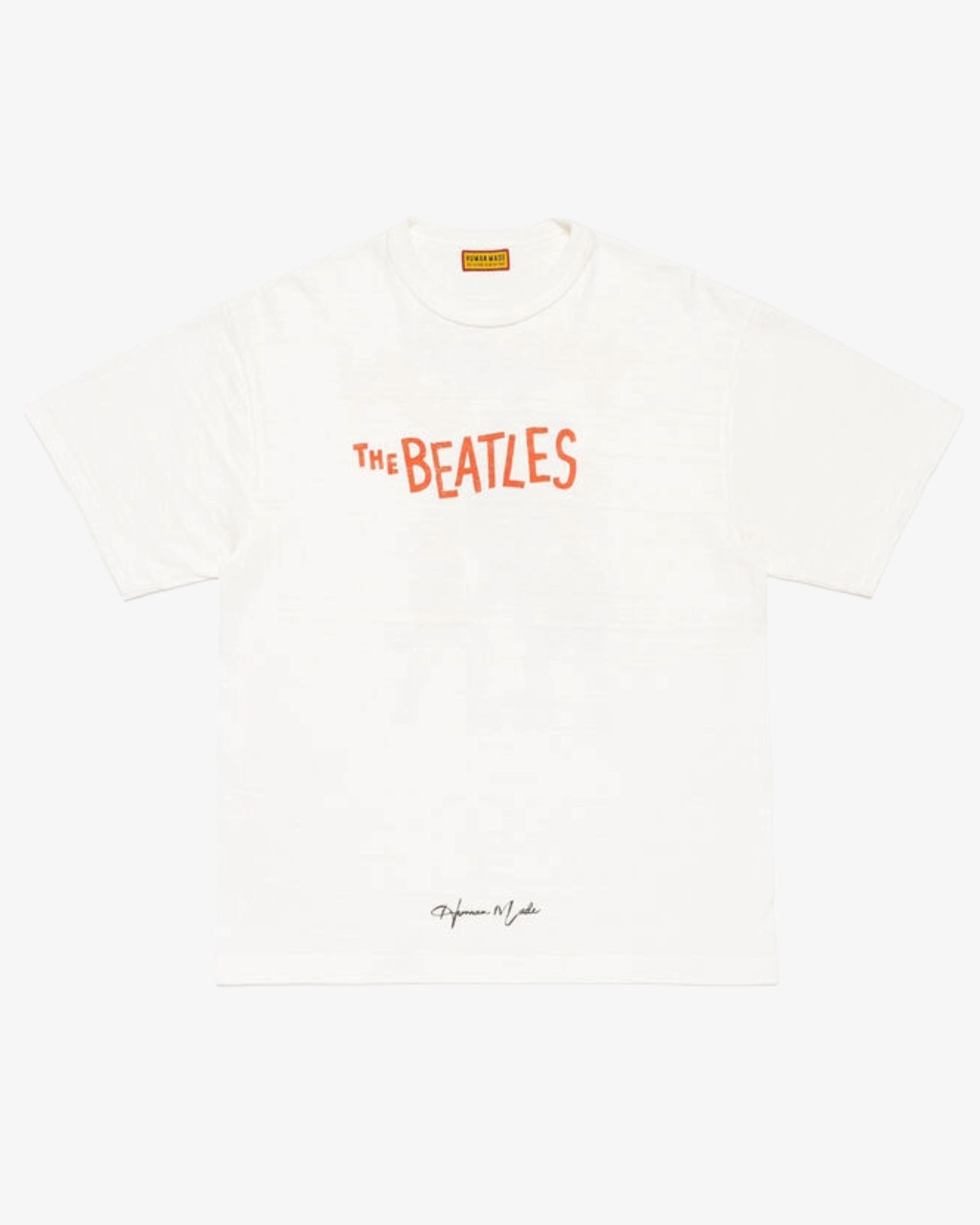 HUMAN MADE : Men's The Beatles Graphic T-Shirt (White) | DSMS E-SHOP