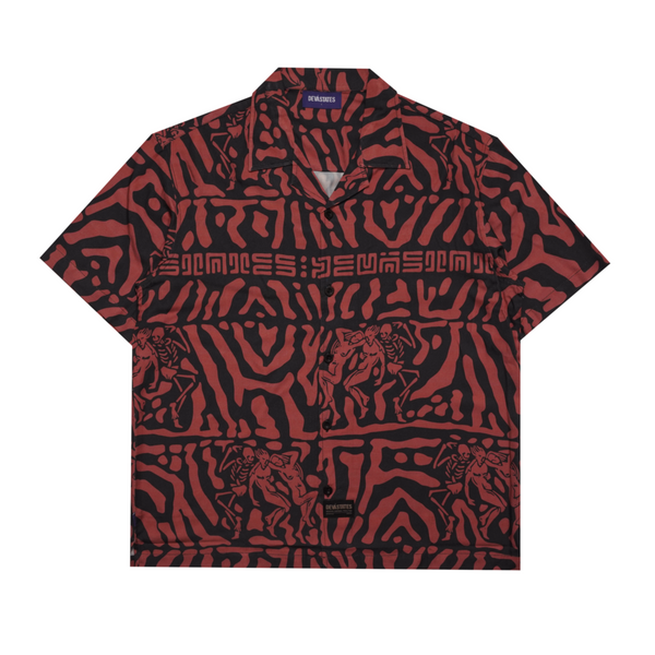 DEVÁ STATES - CARVE Printed Souvenir Shirt - (Red)
