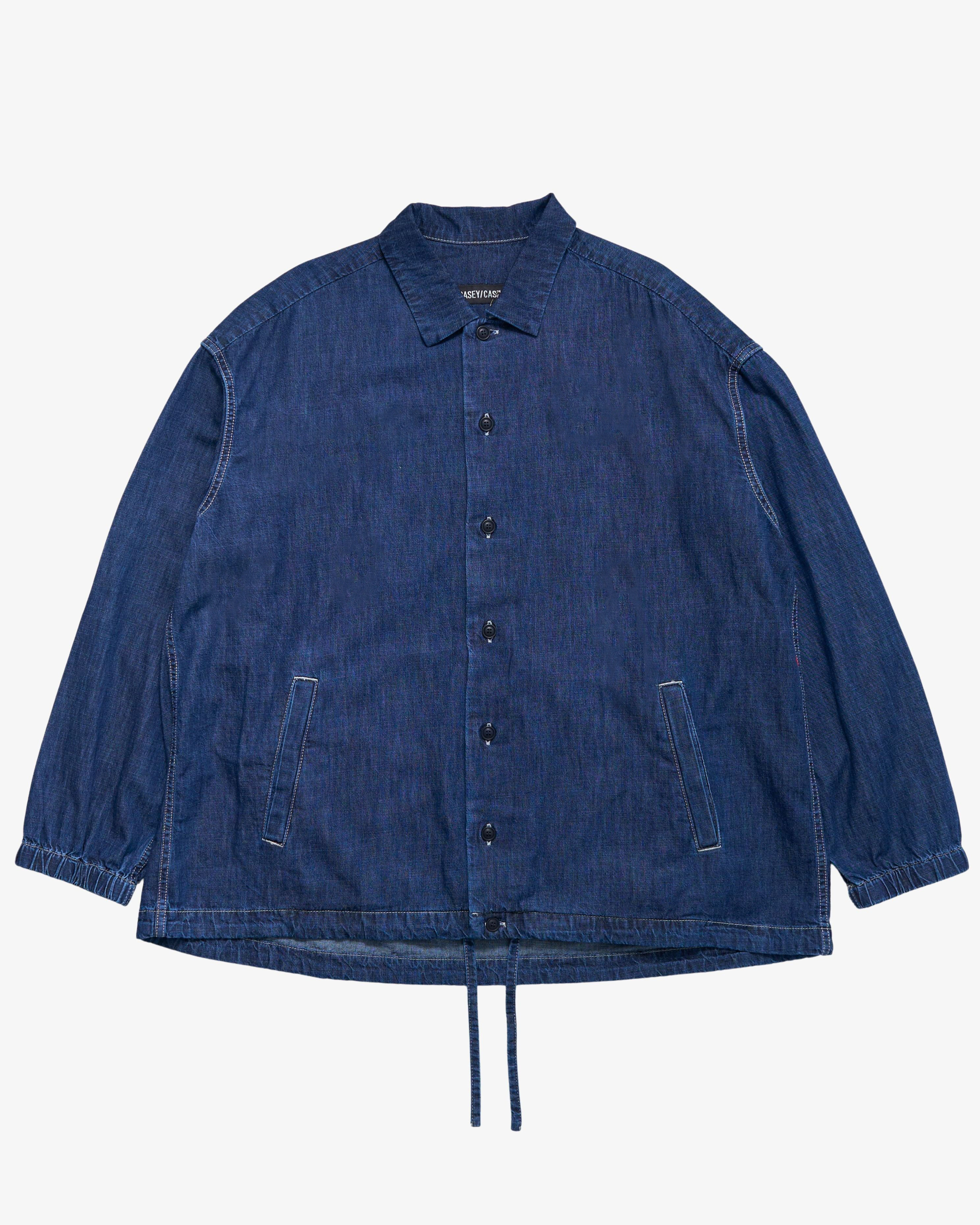 CASEY CASEY: Men's Eudes Denim Shirt (Indigo) | DSMS E-SHOP