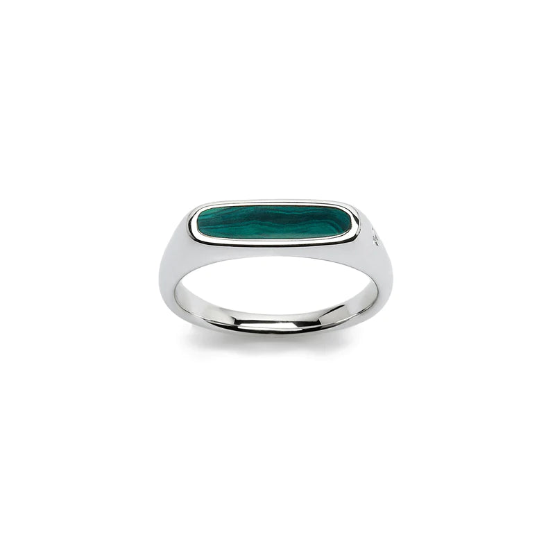アクセサリー TOMWOOD Mario Ring Malachite TOM WOOD: Mario Ring Malachite | DSMS E-SHOP