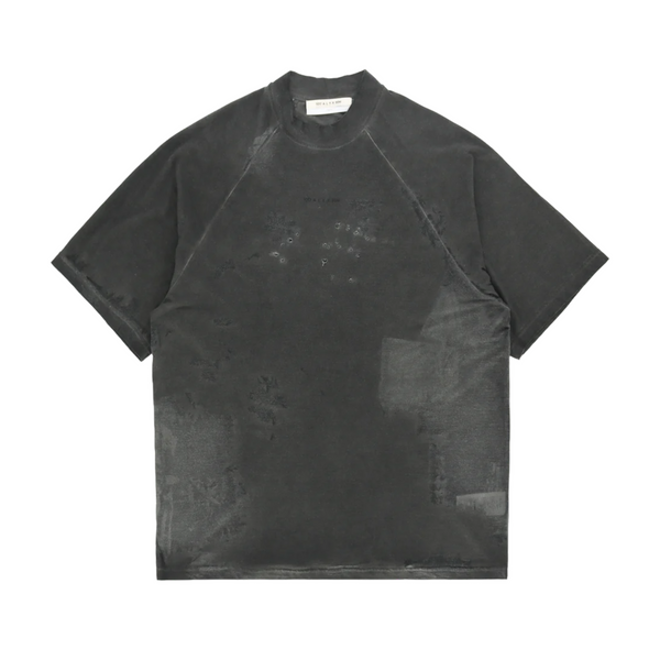 1017 ALYX - Oversized Translucent Graphic Logo T-Shirt - (BLK0003 WASHED BLACK)