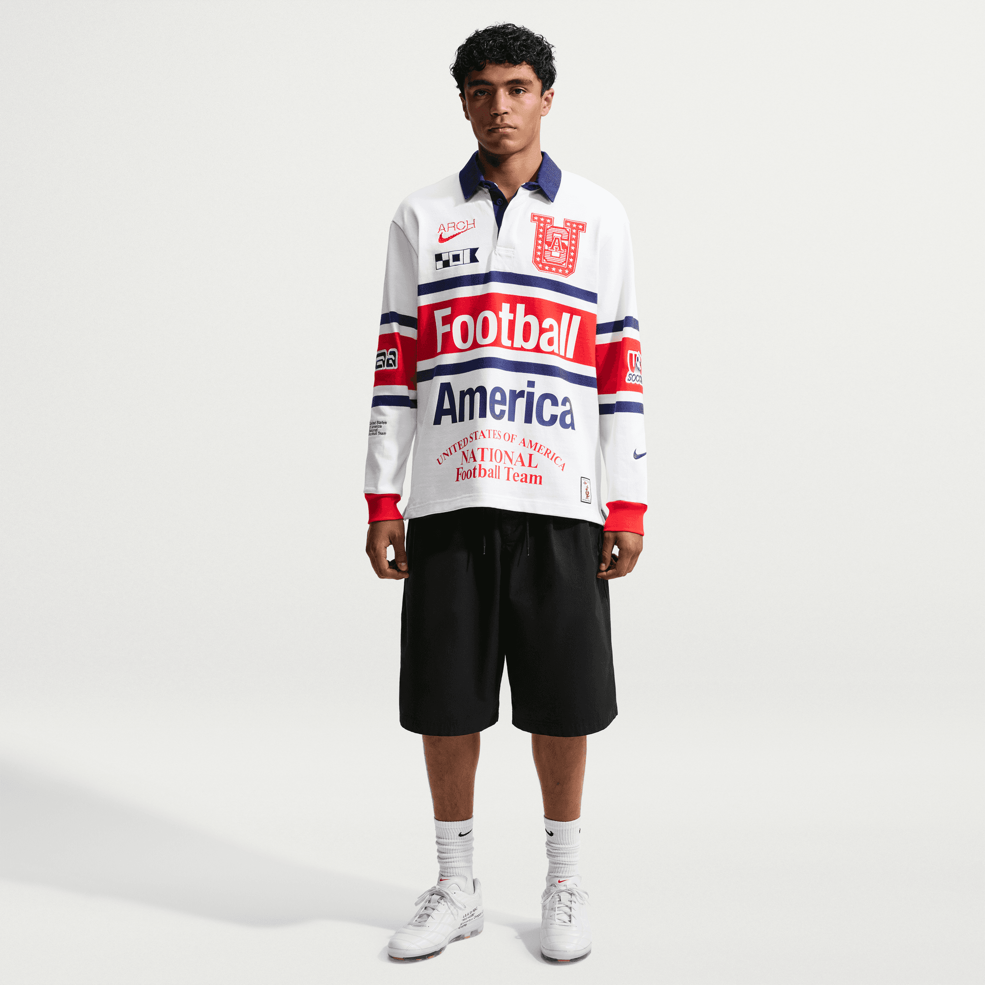 Nike: Men's Virgil Abloh Archive Long Sleeve Rugby Top (IM3227-100