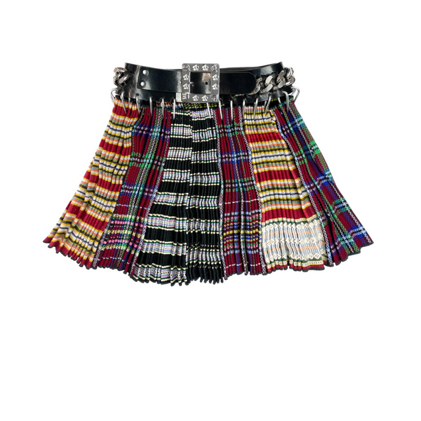 CHOPOVA LOWENA - Vars Mini Carabiner Skirt Wool  - (Multi)