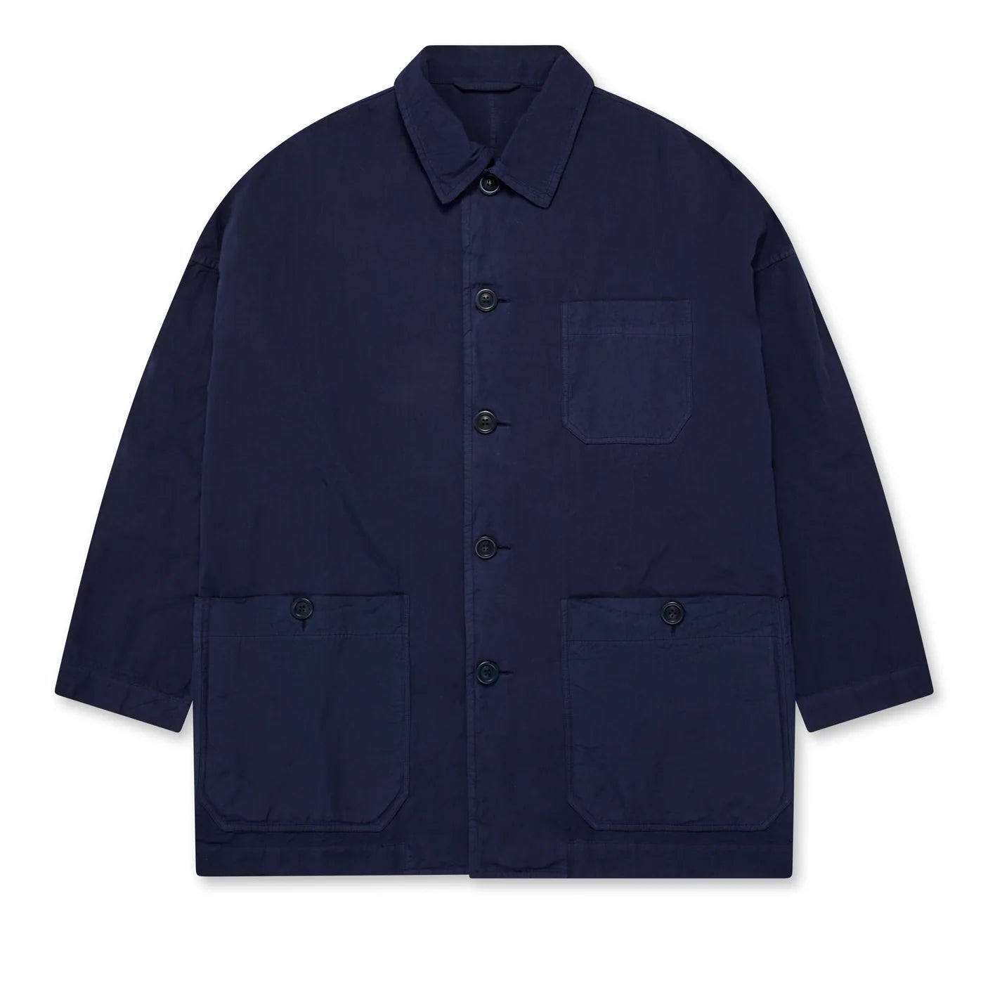 Casey Casey: Men'S Double Dyed Higa Travail Jacket (Black) | DSMS E-SHOP