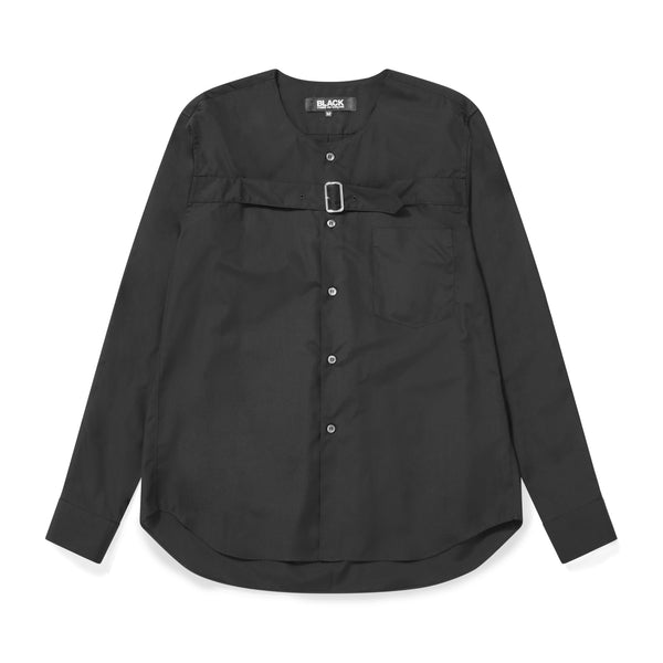 BLACK Comme des Garçons - Buckled Chest Shirt - (Black)