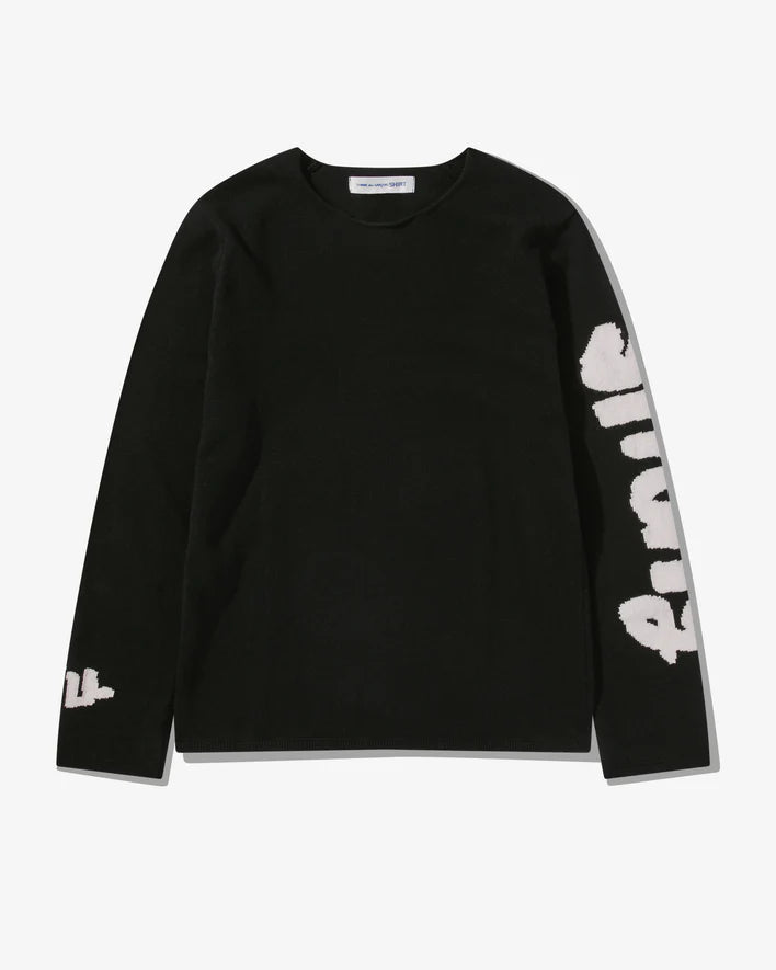 Cdg black sweater discount