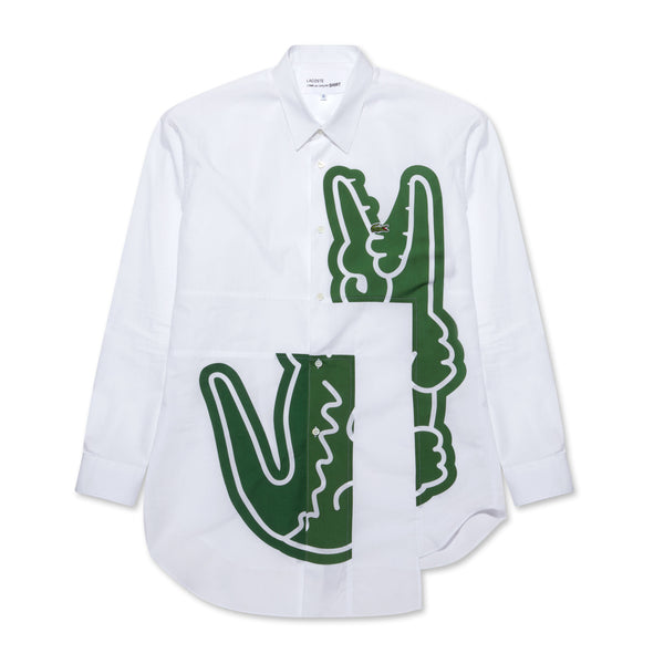 CDG Shirt - Lacoste Men's Shirt - (White)