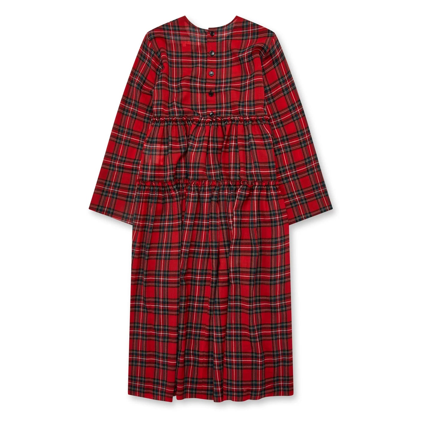 Red 2025 tartan dress