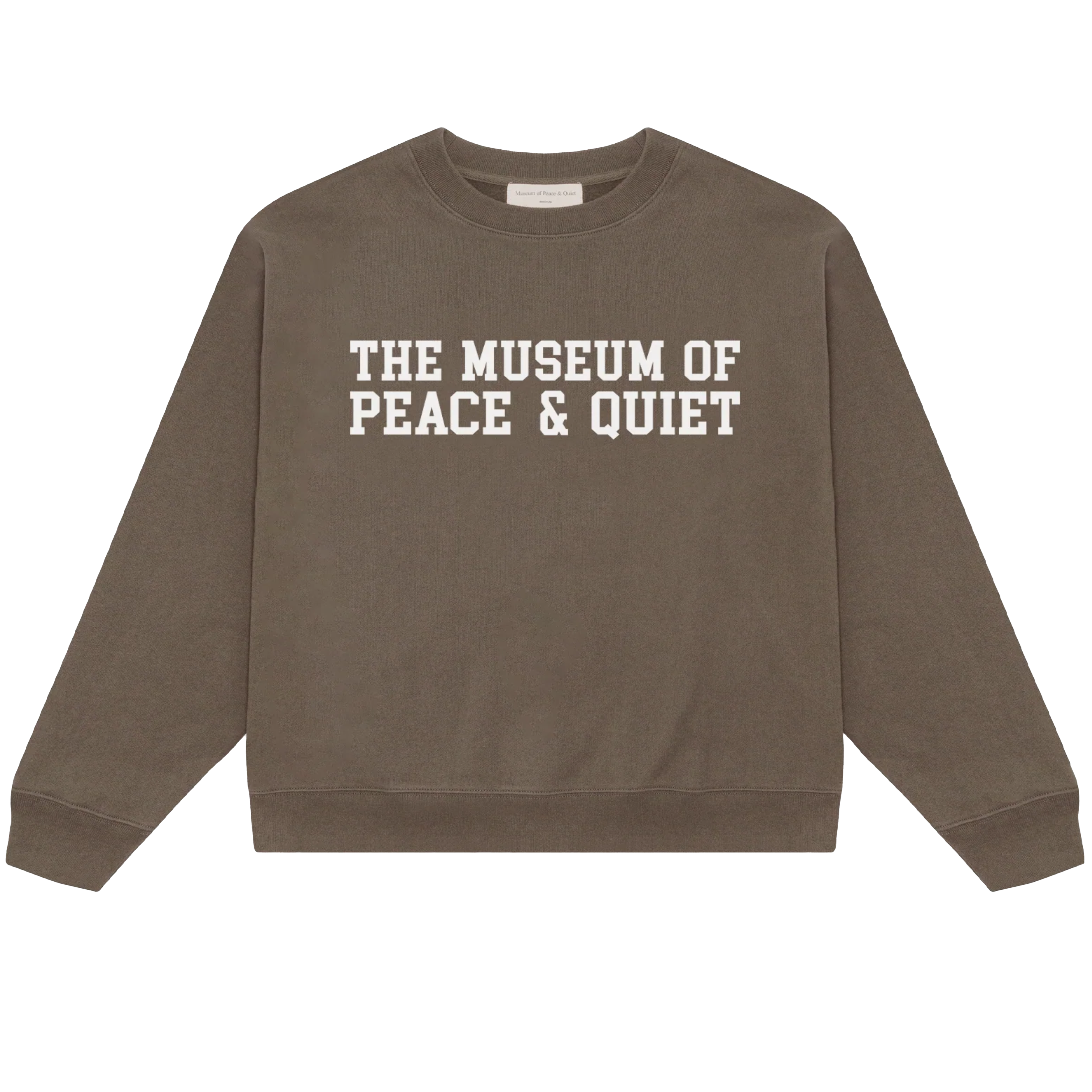MUSEUM OF PEACE AND QUIET - Men's Campus Hoodie - (Brown) | Dover