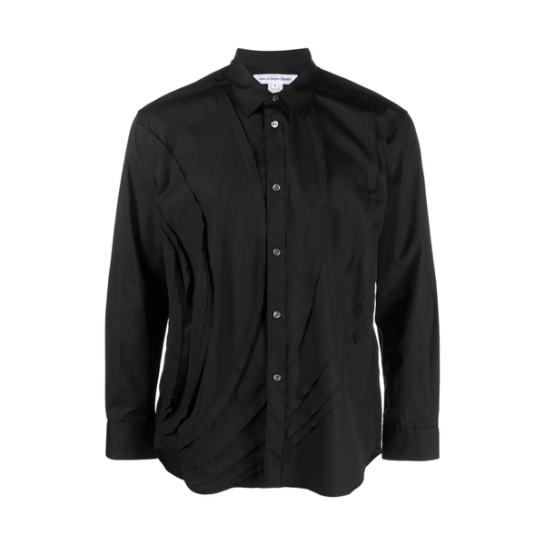 CDG SHIRT - Cotton Poplin Shirt - (Black)