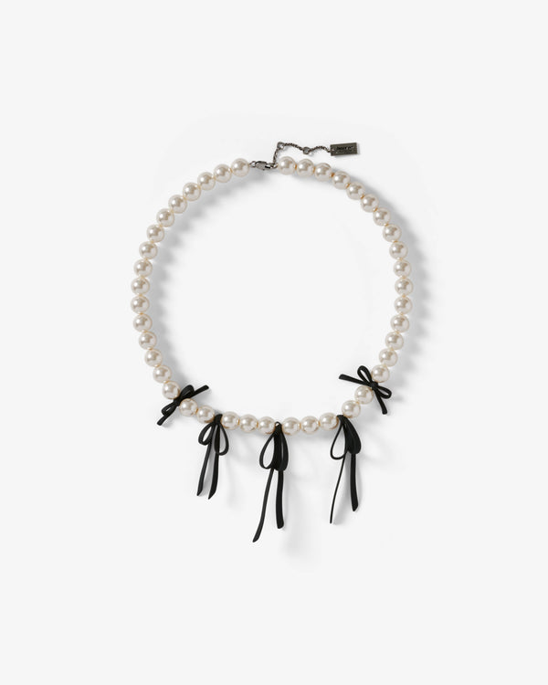 Heaven by Marc Jacobs - Sandy Liang Women's Pearl Necklace - (White/Black)