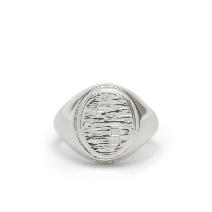 Bunney: Oval Signet Ring (Silver) | DSMS E-SHOP