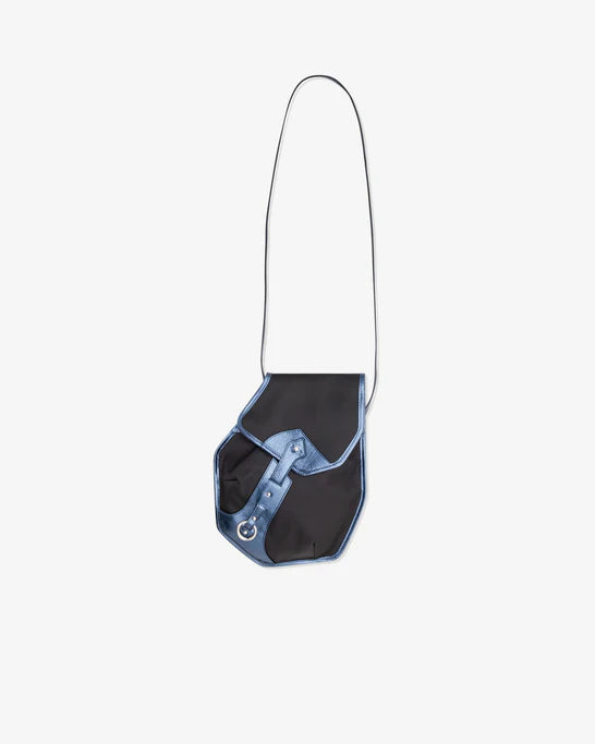Kiko Kostadinov: Men's Solva Pouch (Black/Blue) | DSMS E-SHOP