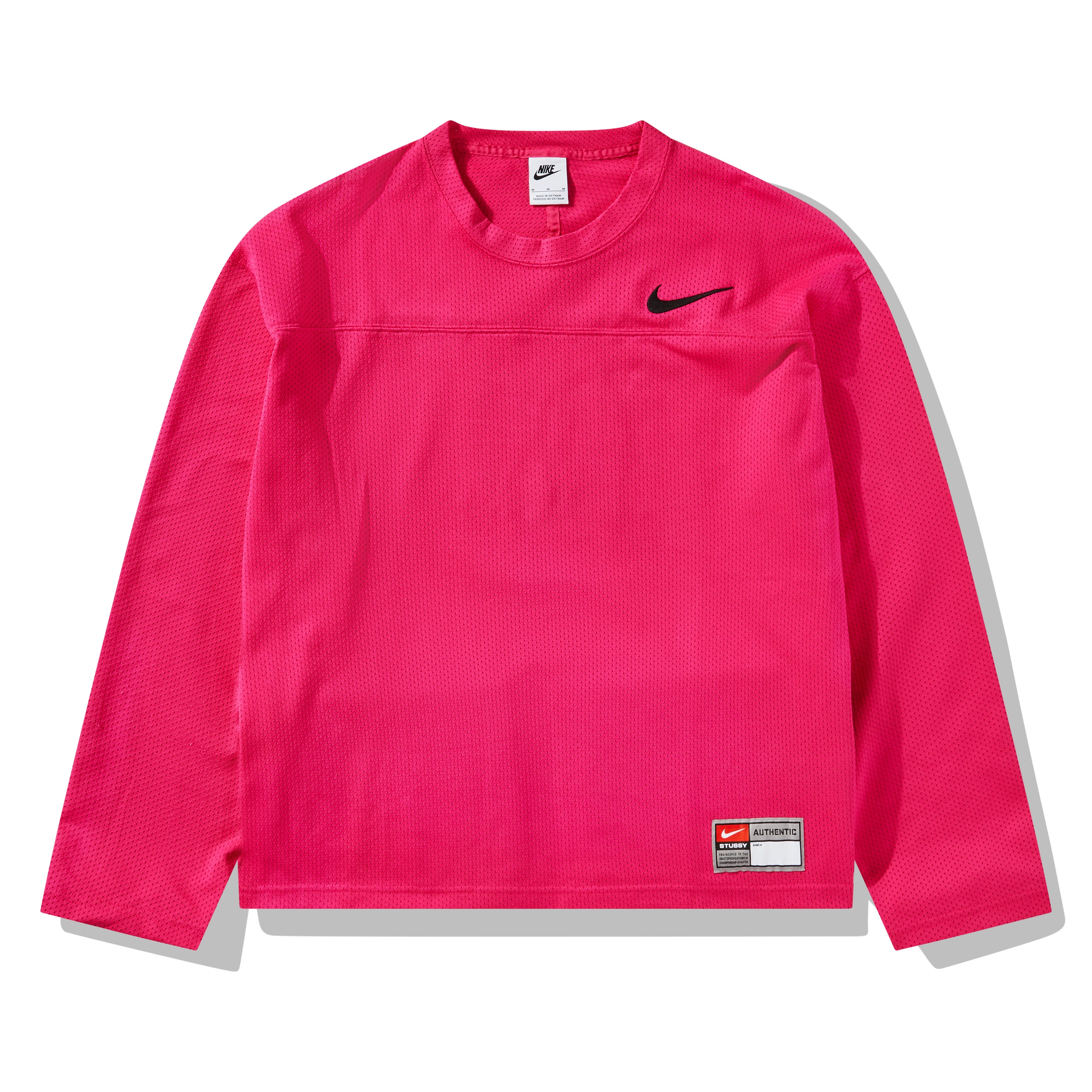 NIKE: STÜSSY Long Sleeve Top (Fire Berry) DSMS E-SHOP