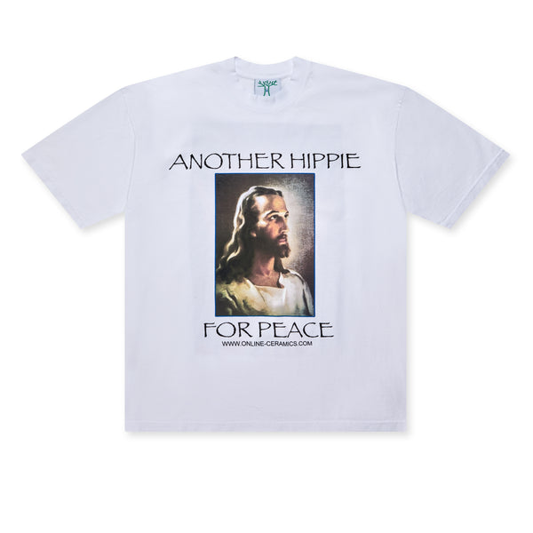 ONLINE CERAMICS - Another Hippie For Peace Tee - (White)